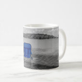 Journée Parfaite Au Lac Grayscale Café Mug (Devant droit)