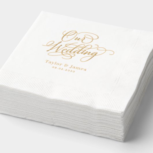 Journée spéciale Nos serviettes à huile Mariage (Détail)