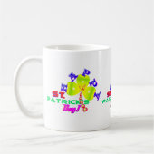 ♫☆♥JOURNÉE St. Patrick CLASSIQUE Mug Blanc☆♥♪ (Gauche)