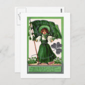Journée St. Patricks Vintage par carte postale (Devant / Derrière)