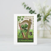 Journée St. Patricks Vintage par carte postale (Debout devant)