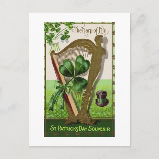 Journée St. Patricks Vintage par carte postale (Devant)