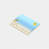 Journées d'été dans Sunshine Post-It Notes (Incliné)