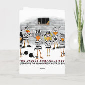 Journées d'incarcération : "Bonne chance" Carte Ja (Dos)