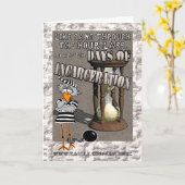 Journées d'incarcération : "Bonne chance" Carte Ja (Fleur jaune)