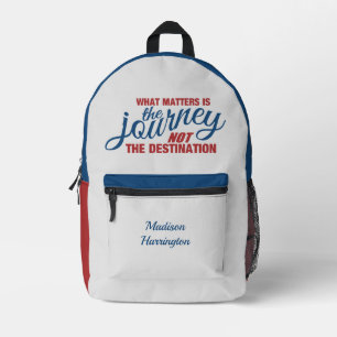 JOURNEY aangepaste naam Bedrukte Rugzak