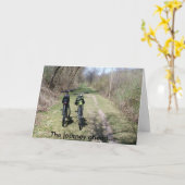 Journey Ahead greeting card Kaart (Gele Bloem)