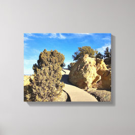 Journey Beyond the Bend  Canvas Afdruk