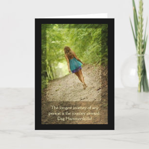 "Journey Inward" Greeting Card Kaart