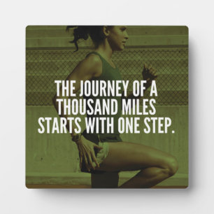 Journey of a Thousand Miles - Workout Inspiratie Fotoplaat