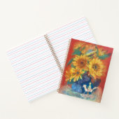 Journey of Whimsy: Sunflower & Rainbow  Notitieboek (Binnen)