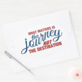 JOURNEY-stickers Ovale Sticker (Envelop)