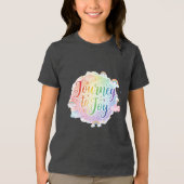 Journey to Joy Tri-Blend Shirt (Voorkant)