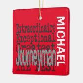 Journeyman Extraordinaire CUSTOM Keramisch Ornament (Links)