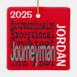 Journeyman Extraordinaire CUSTOM Keramisch Ornament