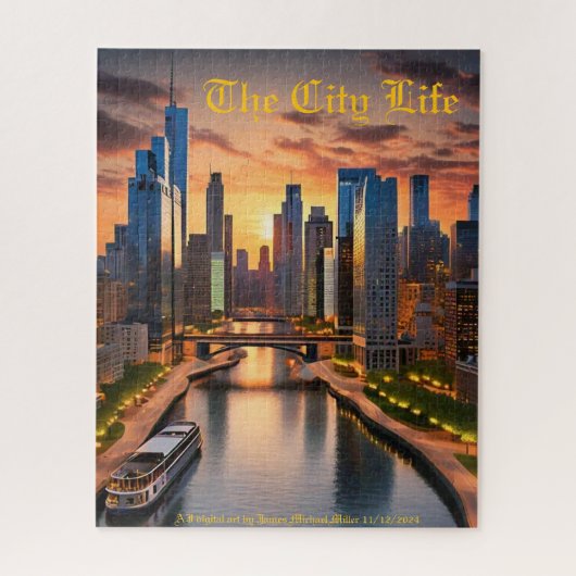 Journeys houdt van puzzel kunst (Verticaal)