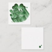 Jours de chance / Carte de correspondance en papet (Devant / Derrière)