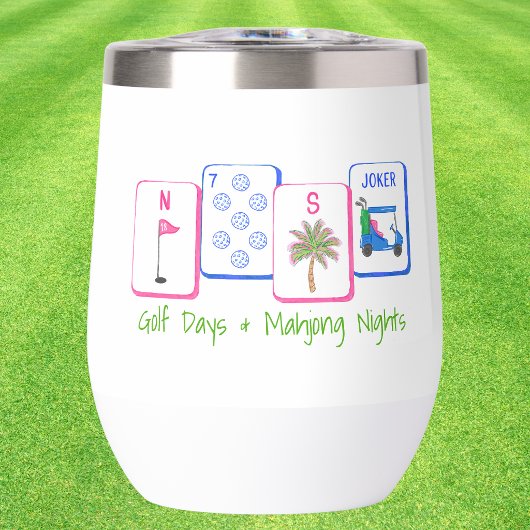 Jours de golf et nuits de mahjong / Tuiles de golf