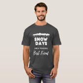 "Jours de neige" T-shirt enseignant pour hommes (Devant entier)
