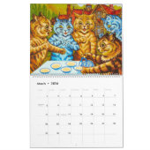 Jours en CatLand, Calendrier par Louis Wain (Mar 2026)