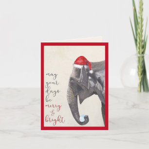 Jours être joyeux et brillante carte de voeux de N