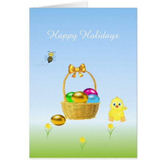 Jours fériés aux oeufs de Pâques multicolores (Devant)