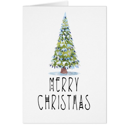 Jours fériés de Noël Customisés contemporains (Devant)