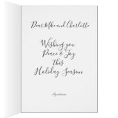 Jours fériés de Noël Customisés contemporains (Intérieur (Droit))