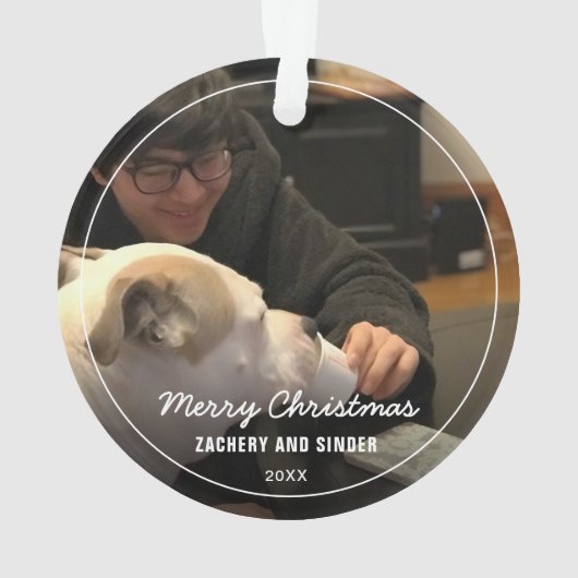 Jours fériés du script de photo Keepsaké (dos)