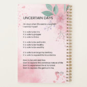 Jours incertains - Hope Courage Encouragement Poem (Dos)