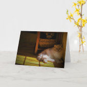 Jours lents, carte (Fleur jaune)