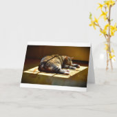 Jours lents, carte (Fleur jaune)