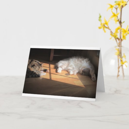 Jours lents, carte (Fleur jaune)