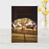 Jours lents, carte (Fleur jaune)