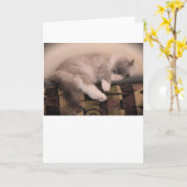 Jours lents, carte (Fleur jaune)