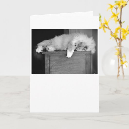 Jours lents, carte (Fleur jaune)