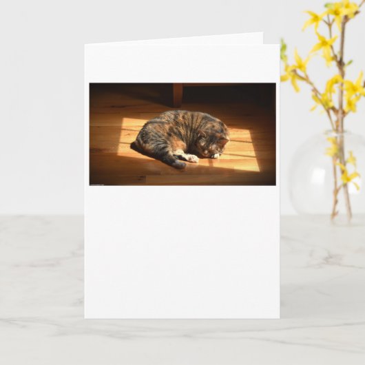 Jours lents, carte (Fleur jaune)