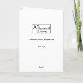 Jours lents, carte (Dos)