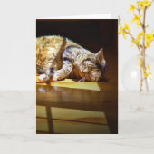 Jours lents, carte (Fleur jaune)