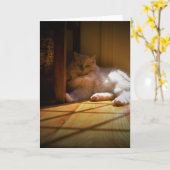 Jours lents, carte (Fleur jaune)