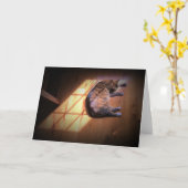 Jours lents, carte (Fleur jaune)