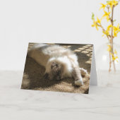 Jours lents, carte (Fleur jaune)