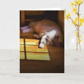 Jours lents, carte (Fleur jaune)