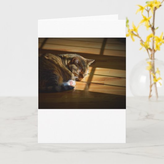 Jours lents, carte (Fleur jaune)