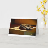 Jours lents, carte (Fleur jaune)