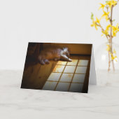 Jours lents, carte (Fleur jaune)