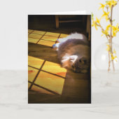 Jours lents, carte (Fleur jaune)