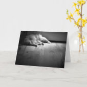 Jours Lents - Noir, carte (Fleur jaune)