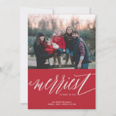 Jours les plus agréables Carte photo de Noël (Devant)