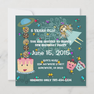 Jours Magiques d'Anime Invitation T-Shirts d'anni